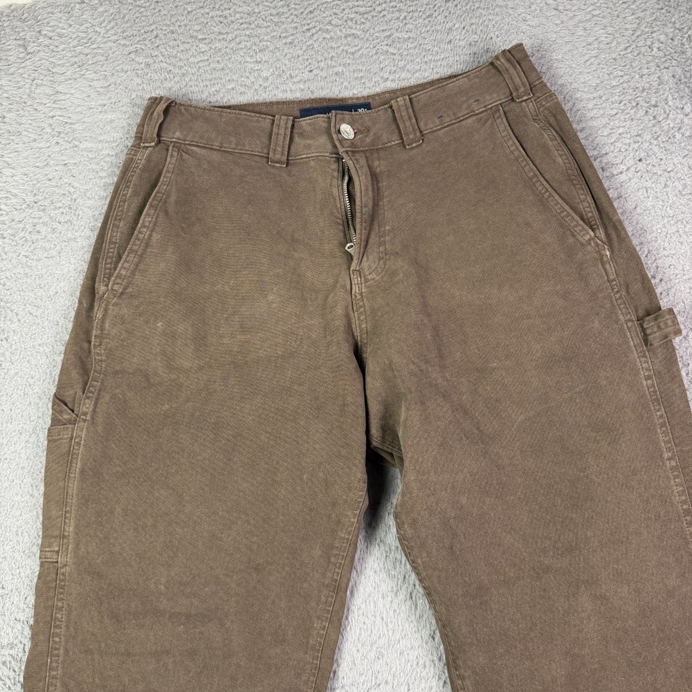 Abercrombie & Fitch Carpenter Pants Mens 30x30 (Fits 30x28) Brown Work Wear